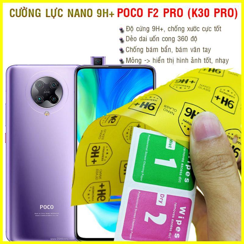 Dán cường lực dẻo nano Xiaomi Poco F2 Pro (Redmi K30 Pro