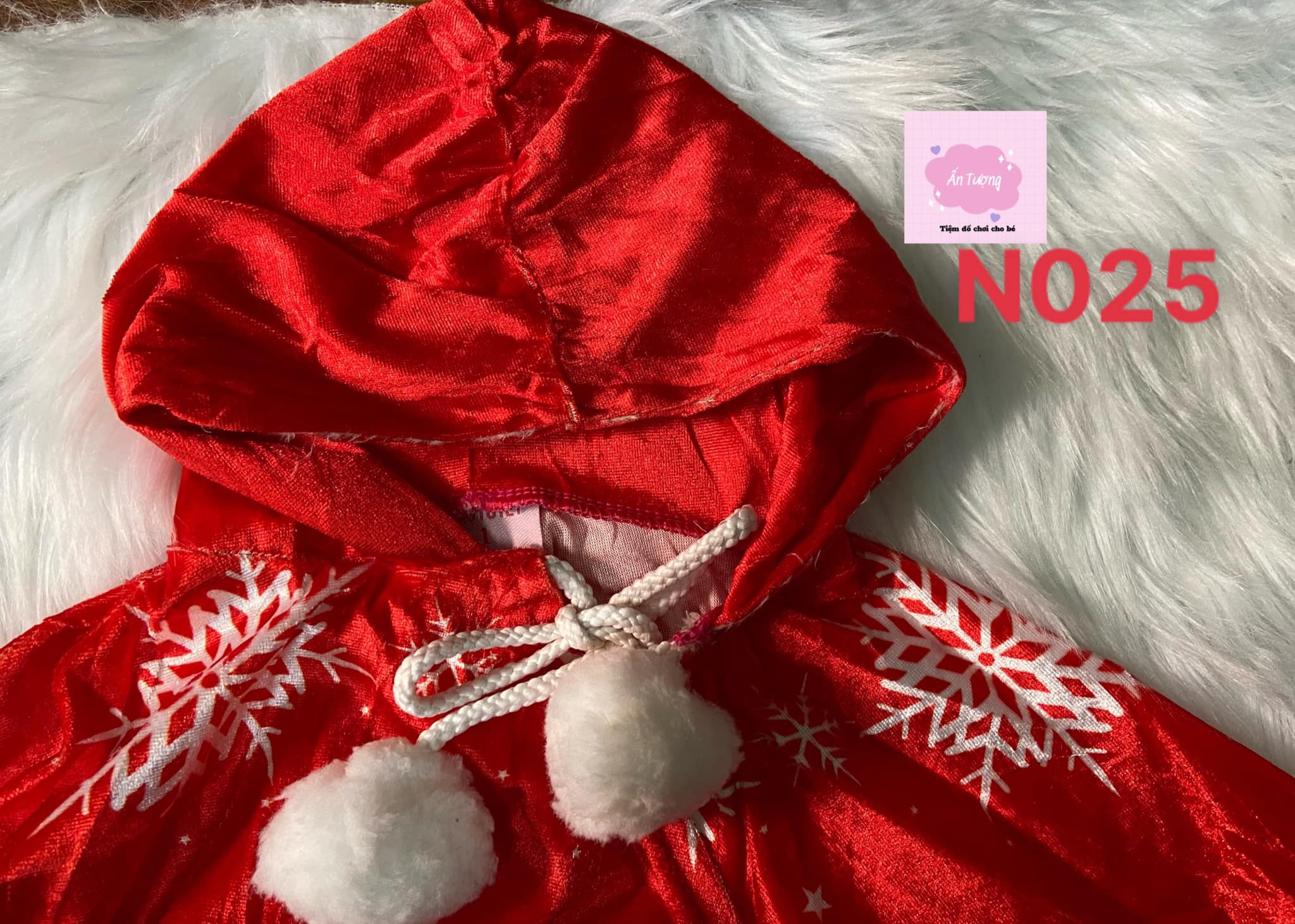 Áo choàng Noel cho bé- Trang phục Noel- Giáng Sinh