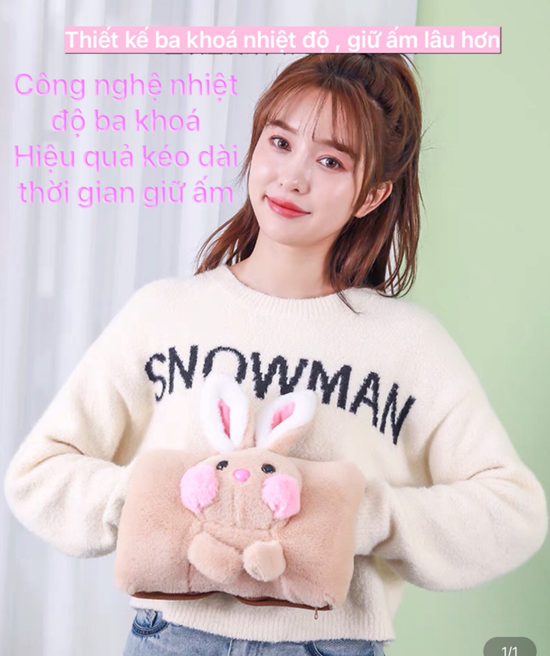 Túi gối ủ ấm tay mùa đông thú cưng nghộ nghĩnh ,Túi chờm sưởi tay giữ nhiệt hình thú cute dễ thương ,giữ ấm sạc điện M02 -Sản phẩm nhiều màu hàng giao ngẫu nhiên