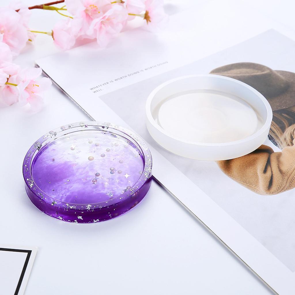 9 Pcs Square Round Shape Resin Silicone Mold Baking Mold Cake Topping Cake Mold Biscuit Mold