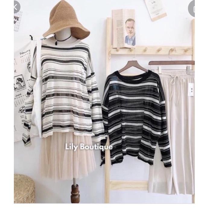 Áo kẻ tay bèo TT6
