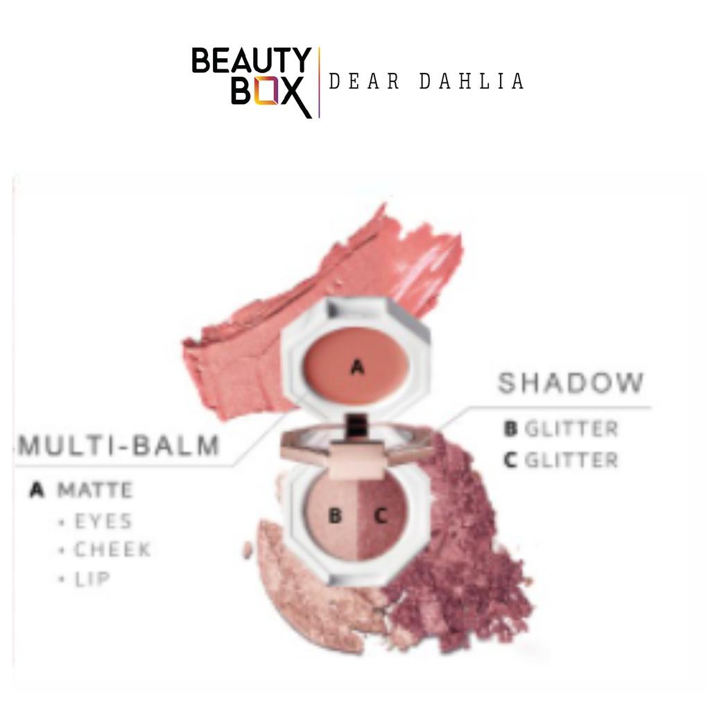 Màu Mắt Trang Điểm Dear Dahlia Paradise Dual Palette Multi-Ba Lm &amp; Eye Shadow Trio 4G