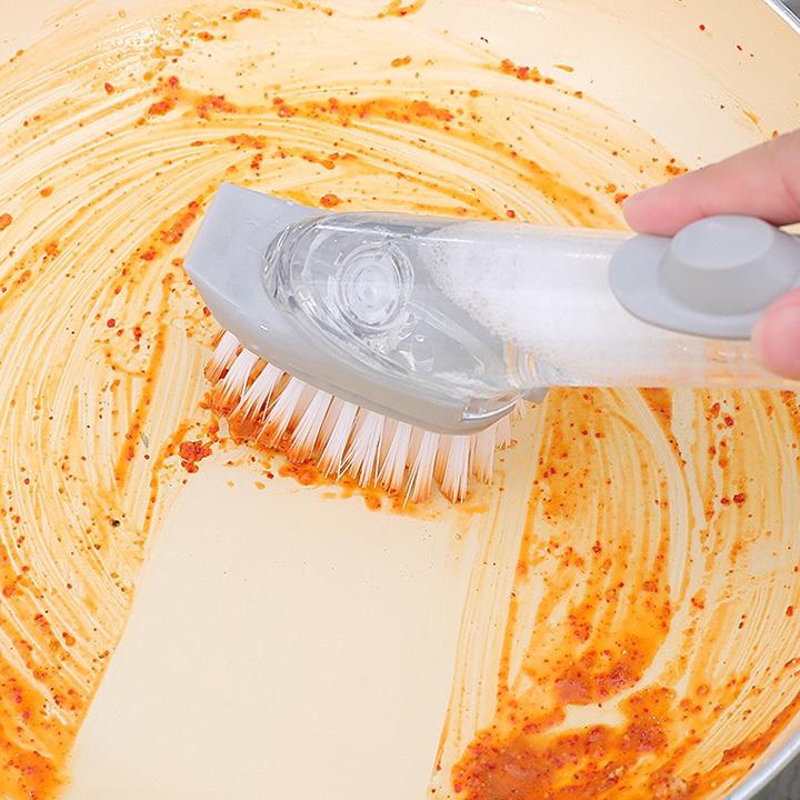 Cọ Rửa Bát Có Tay Cầm Có Khay Đựng Dầu Rửa Bát Tiện Dụng - Ctkd - CH Hương Thị Miễn Phí Vận Chuyển