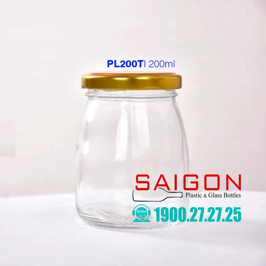 10 Hũ Thủy Tinh Nắp Vặn 100ml | 200ml