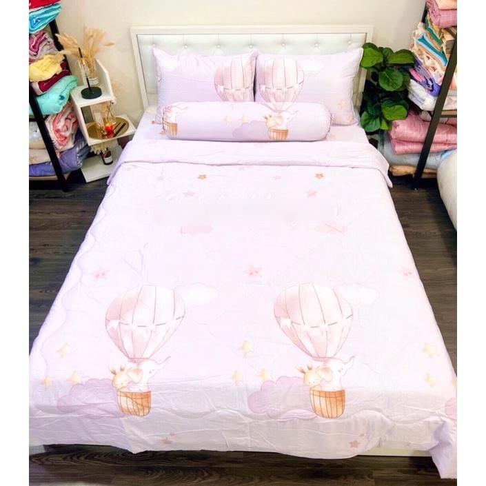New!! DRAP TENCEL CHẤT XỊN 4 món - nệm 3-25cm Vỏ Ôm Dây Khoá