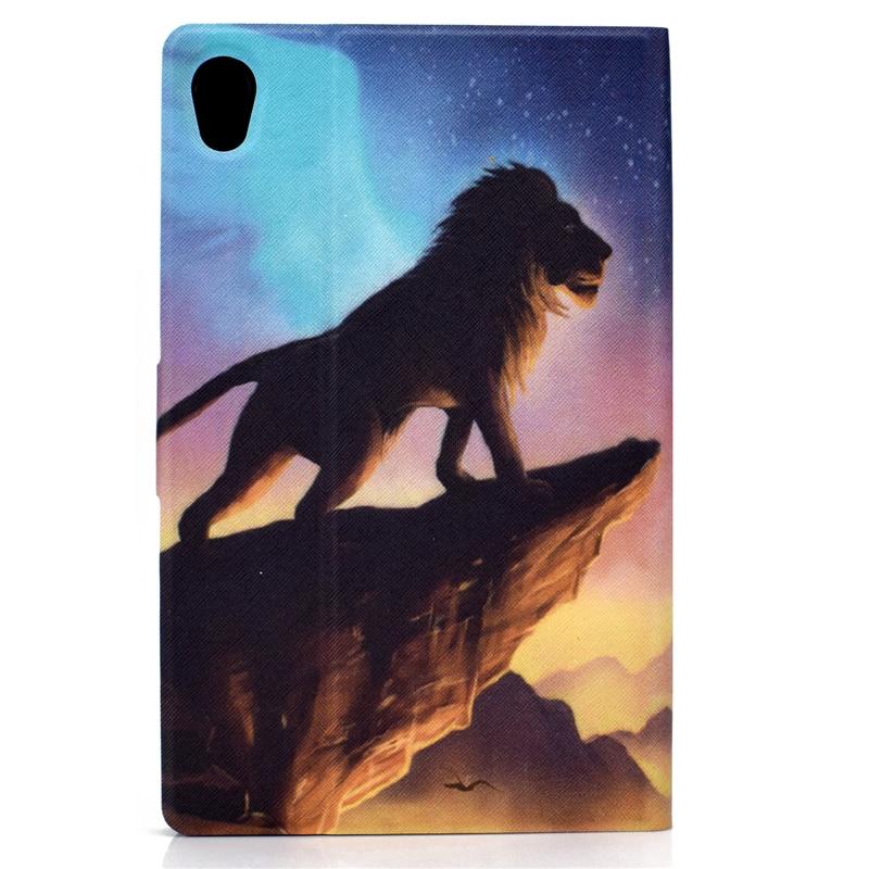 Bao da máy tính bảng in hình sư tử cho Lenovo Tab M10 HD thế hệ thứ 2 TB-X306F TB-X306X