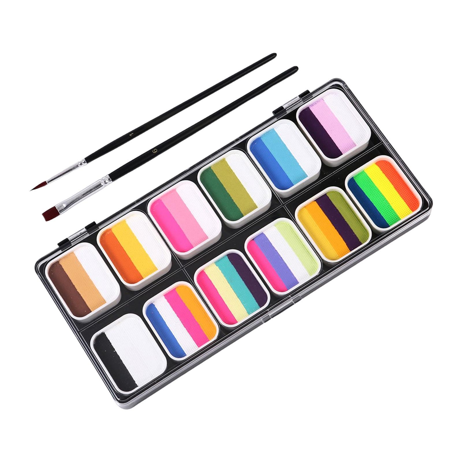 Painting Palette Makeup Painting Brush Cosplay Halloween Face Body Paint Set