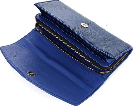 Túi đeo da đà điểu Huy Hoàng (xanh dương) HT6420
