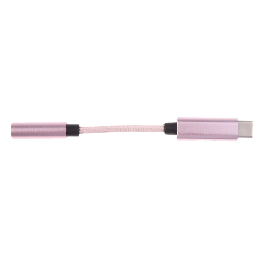 2 in 1 USB Type C Cable Fast Charge to 3.5mm Audio Headphone Adapter Converter Supports Audio and Charging for Motorola MotoZ, Letv