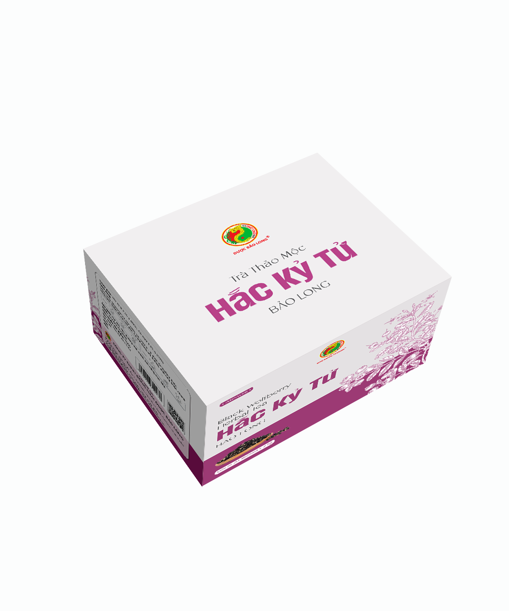 Trà Thảo Mộc Hắc Kỷ Tử - Bảo Long - Hàng Chính Hãng