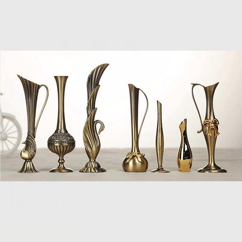 European Retro Flower Vase Home Room Decorative Flower Bottle Jug