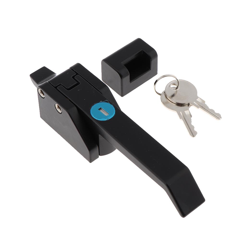Lớn Hơn-Trung Tâm LEVER Chốt Kẽm Hợp Kim Cho Southco A7-10-352-20, Đen