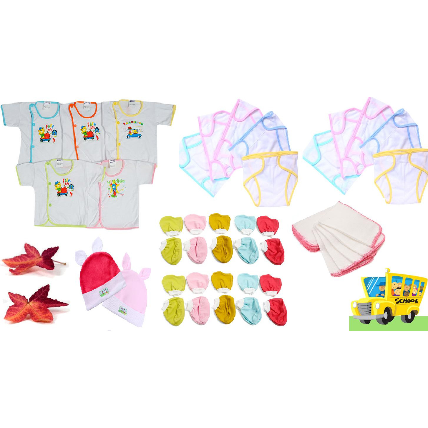 Món Đồ Dùng Dành Cho Bé Sơ Sinh Cao Cấp 0 - 6 tháng