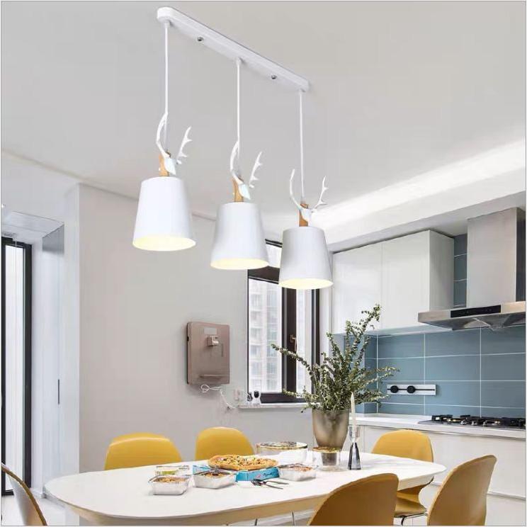 Bộ đèn thả MALINA cao cấp kèm bóng LED chuyên dụng và đế ốp trần