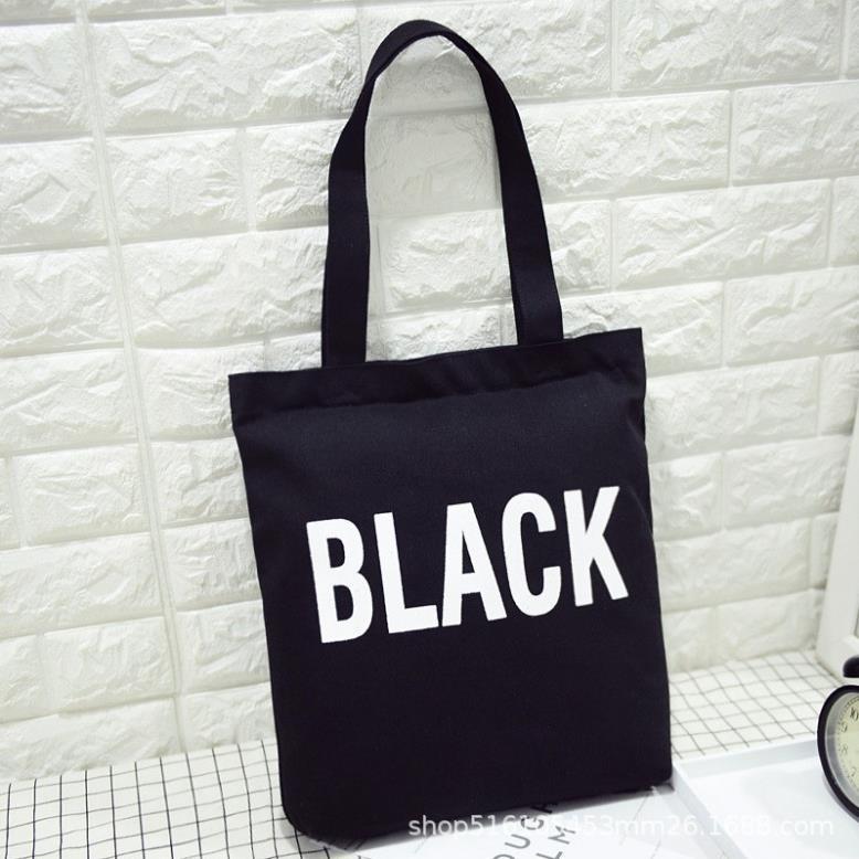 Túi tote Vải canvas mềm Đẹp Cực Hot đựng vừa a4 Túi vải xinh nhiều hình