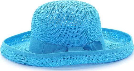 Nón giấy rộng vành Zigzag HAT00301 xanh dương