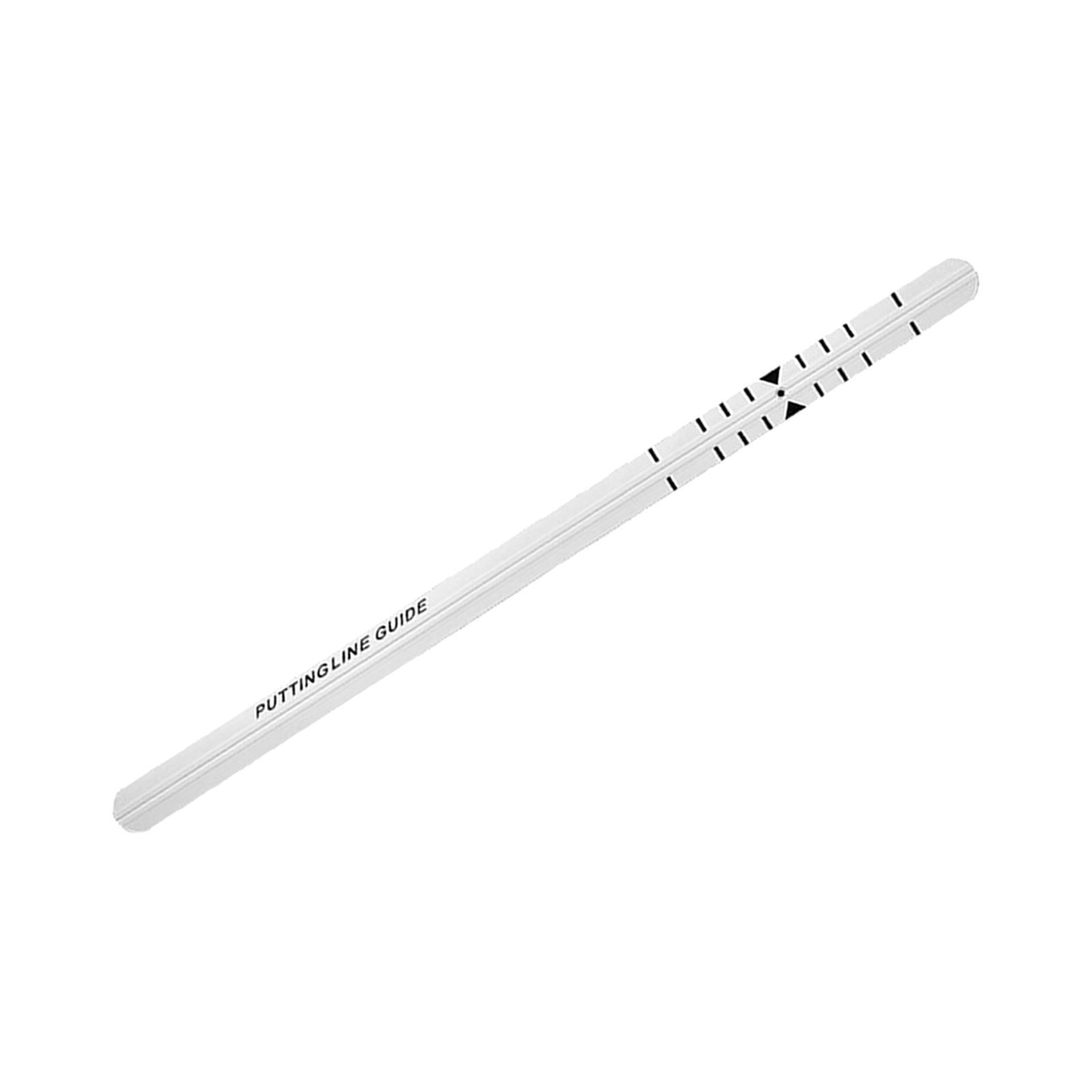 Golf Putting Ruler Instructional Swing Trainer Golf Training Aid for Practice Use