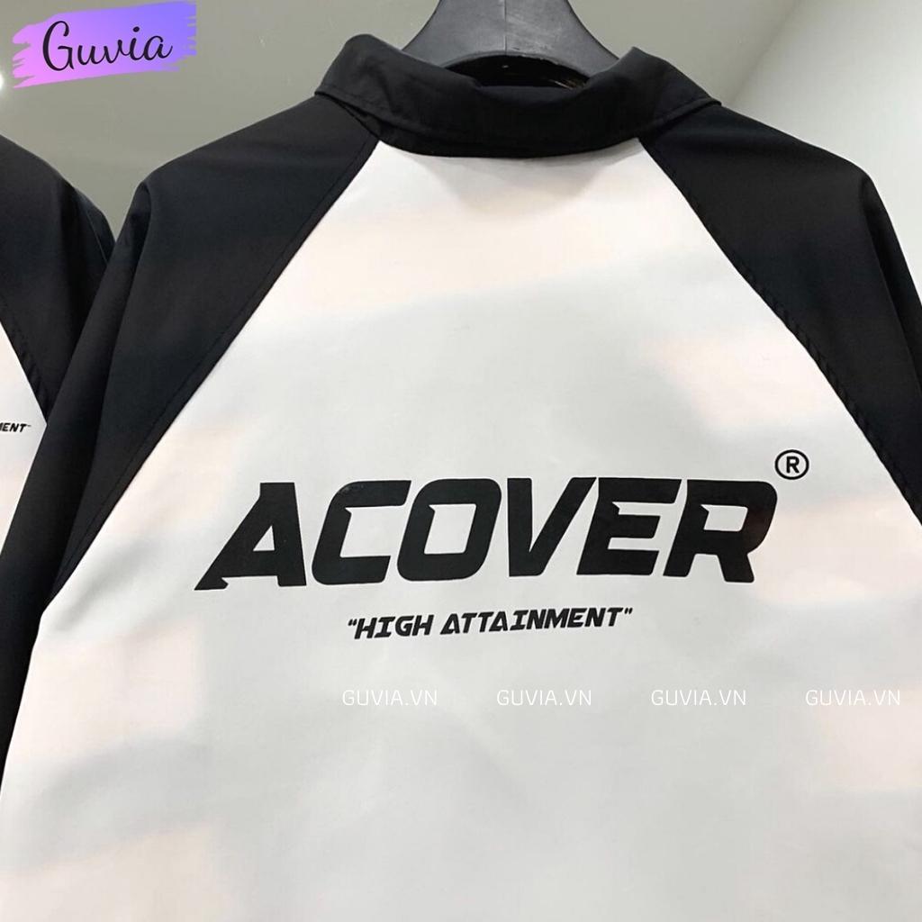 Áo Khoác Bomber Dù ACOVER Nam Nữ Ulzzang Unisex Kiểu Form Rộng 2 Lớp Jacket