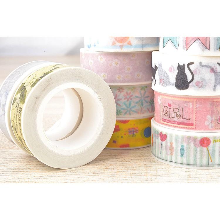 Washi Tape cuộn 1,5x10 mét