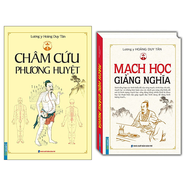 Combo Mạch học giảng nghĩa (bìa cứng)+Châm Cứu Phương Huyệt (Bìa Mềm)