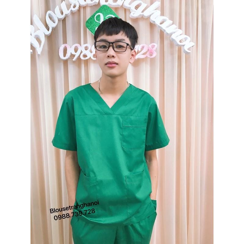 Bộ Scrubs cổ tim phòng mổ