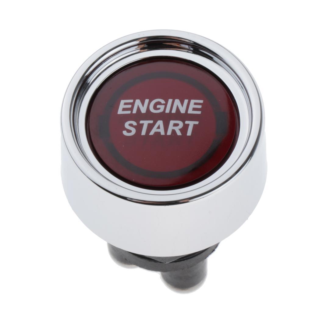 12V Car Engine Ignition Switch Button Kit Universal