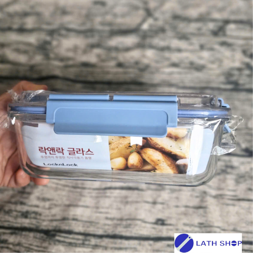 Hộp Thủy Tinh Đựng Thực Phẩm Chịu Nhiệt LocknLock Nắp Vòm Nhựa Tritan Trong Suốt, Khóa 4 Cạnh - LLG494-1.520ml