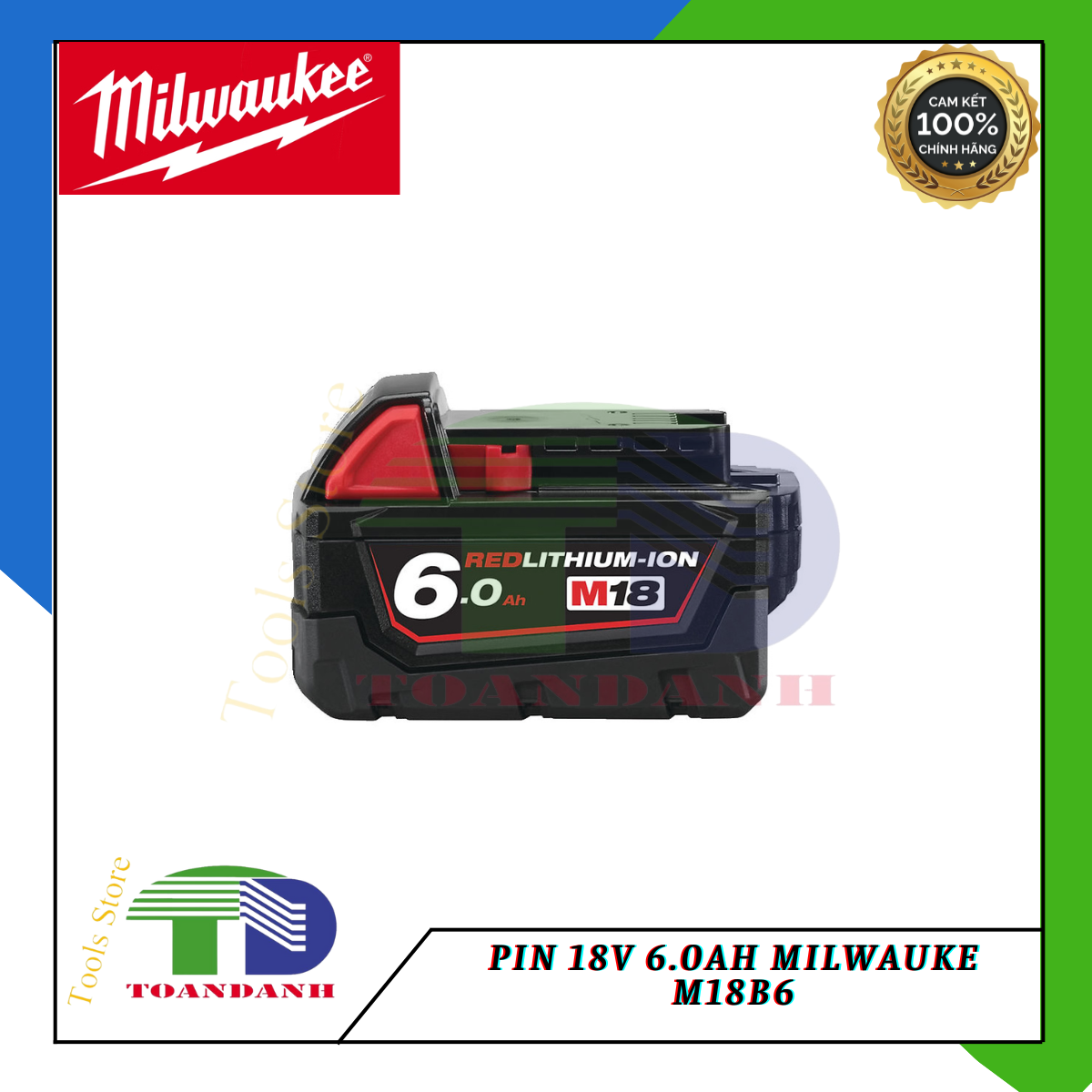 PIN 18V 6.0AH MILWAUKE M18B6