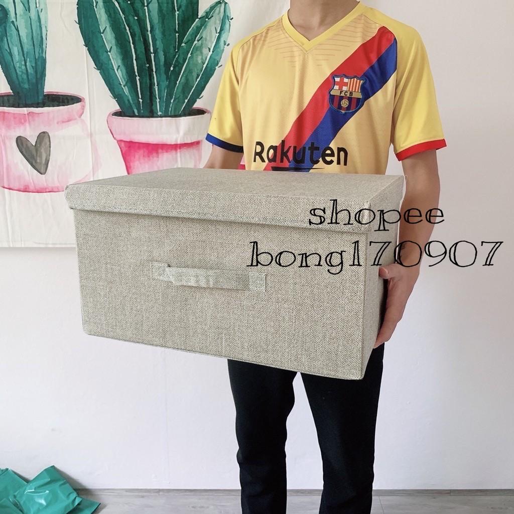 Hộp Đựng Quần Áo xuất thị trường Hàn Quốc sang trọng size lớn 45x33xH23cm