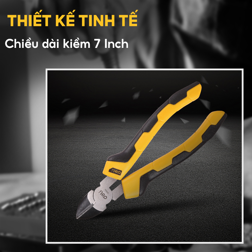 Kiềm cắt 7 Inch  thép 55 Deli DL2207