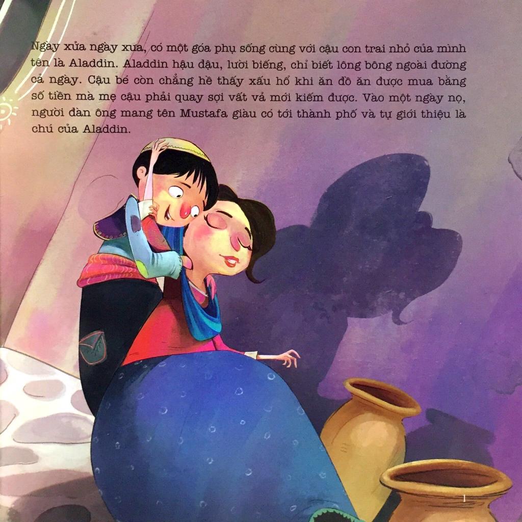 Ehon Aladdin Và Cây Đèn Thần - Aladdin And The Magic Lamp  - Bản Quyền