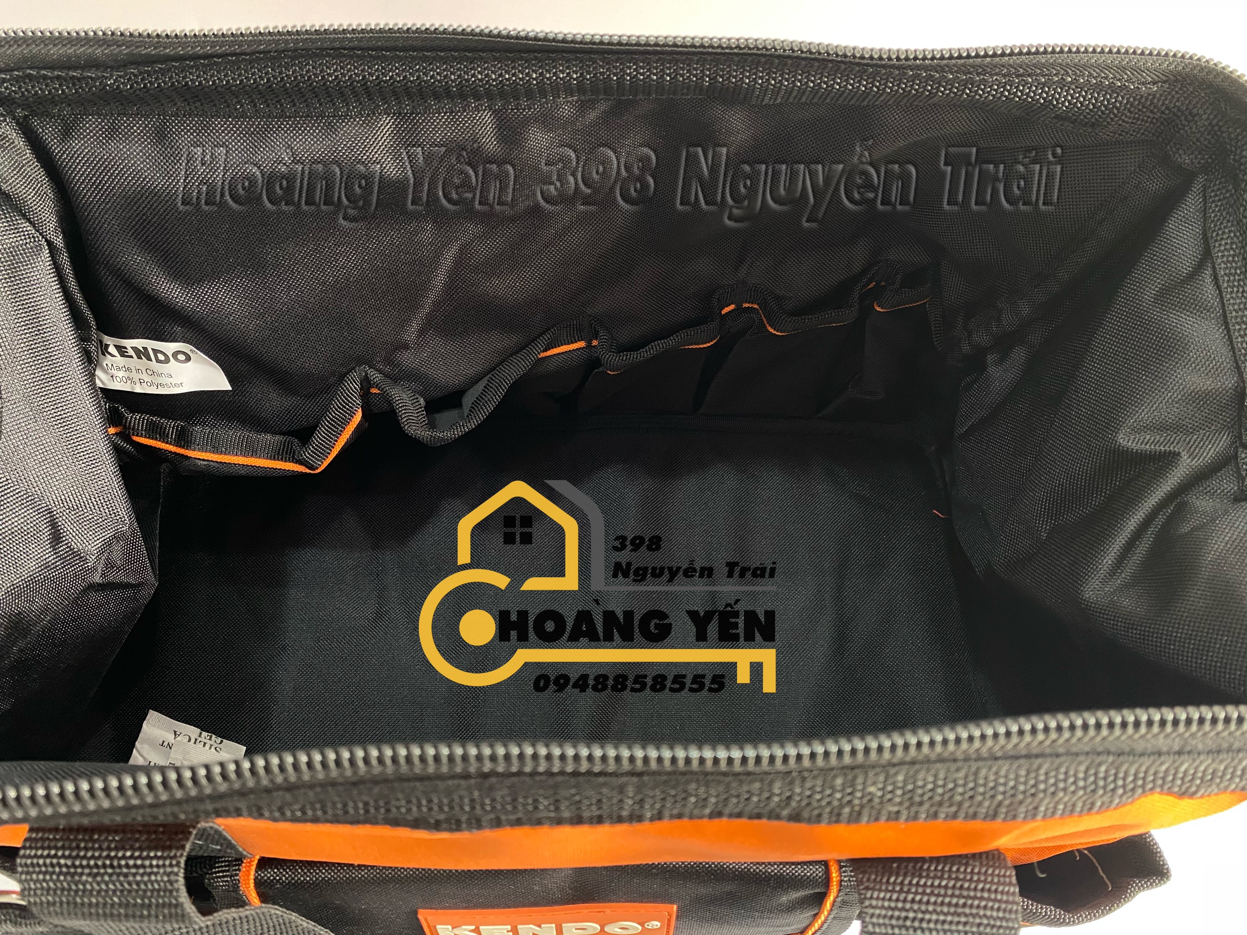 Túi đựng dụng cụ, đồ nghề cao cấp KENDO 90172, Chuyên dụng đựng đồ sửa chữa, tiện lợi