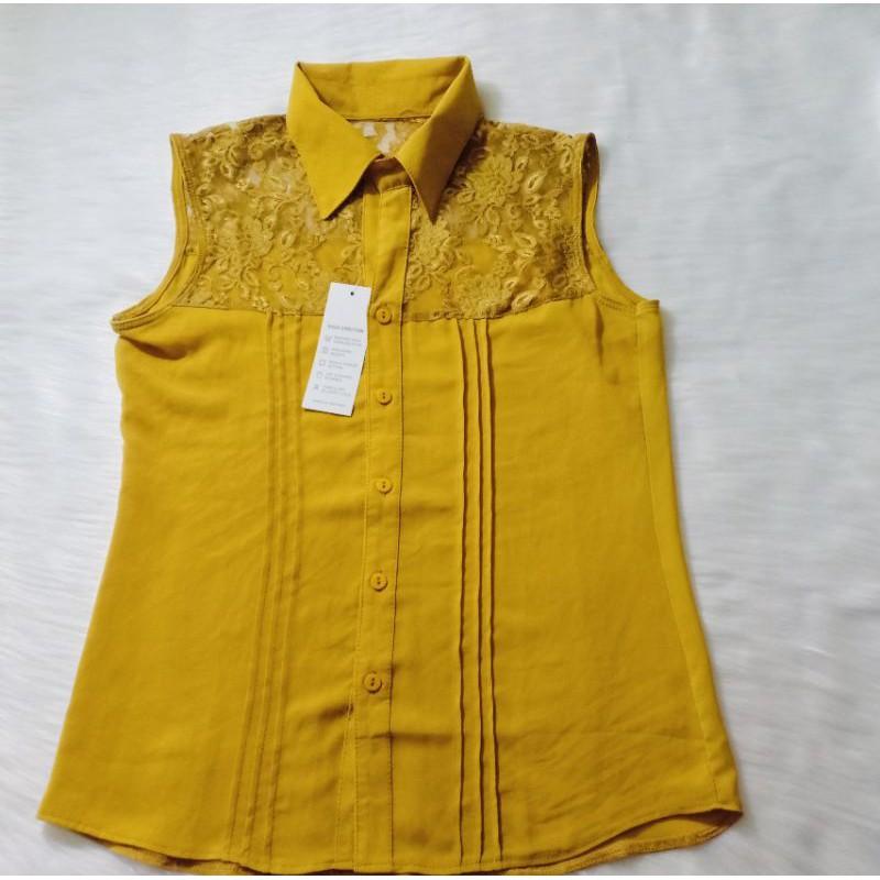 Sơ-mi Phối Ren Nữ Cao Cấp Hàng Shop ảnh thật