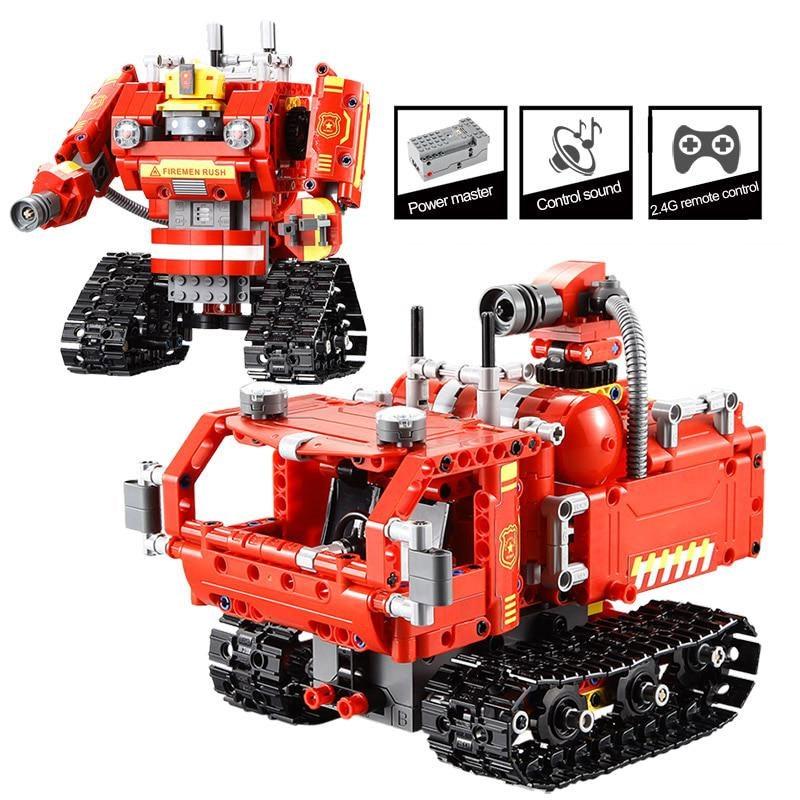Đồ Chơi Lắp Ráp Robot Điều Khiển Biến Hình 2 In 1 Dreadnaught - CaDA C51048W