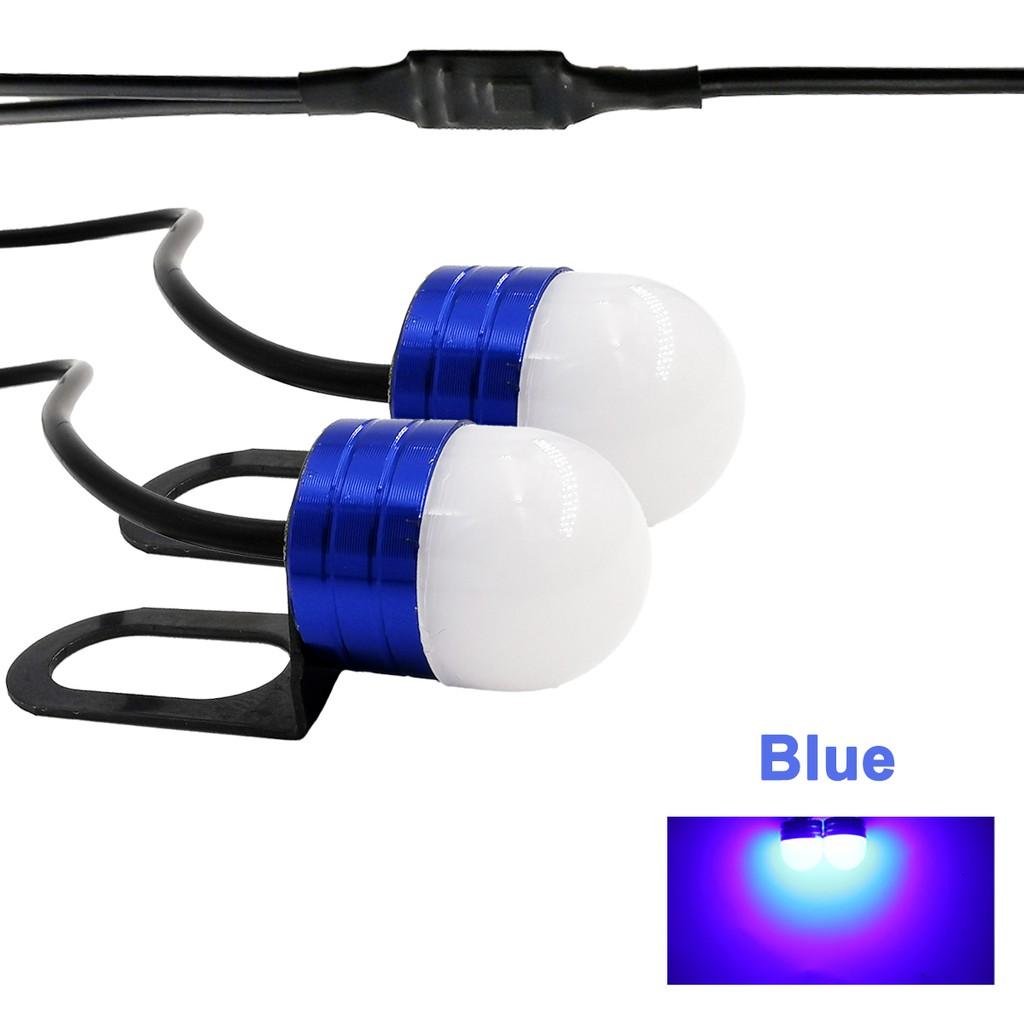 Bộ 2 Đèn Led Để Gắn Biển Số Xe Mô Tô 38cm 12v