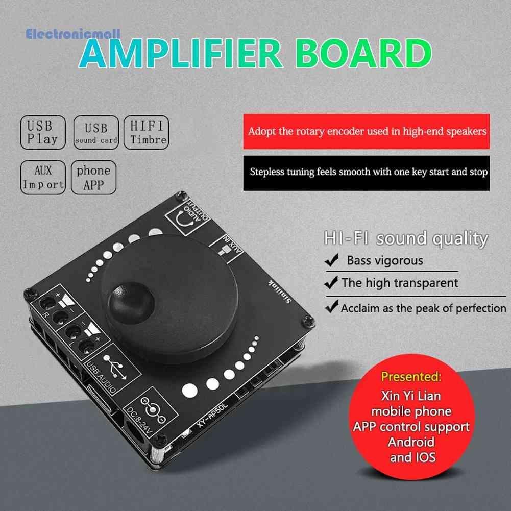 Bảng Mạch Khuếch Đại Âm Thanh HIFI Kênh Kép XY-AP50L 2x50W BT 5.0