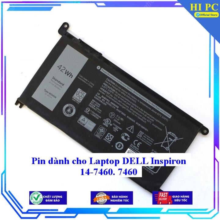 Pin dành cho Laptop DELL Inspiron 14-7460 7460 - Hàng Nhập Khẩu