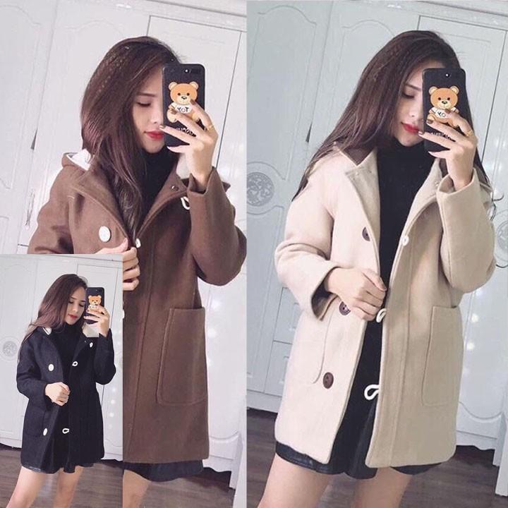 Áo khoác dạ nữ dáng dài