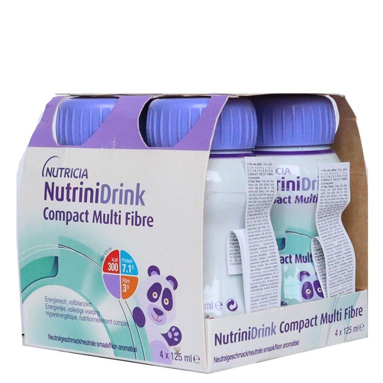 Sữa nutrinidrink chai 125ml pha sẵn giúp trẻ tăng cân sau 28 ngày sử dụng