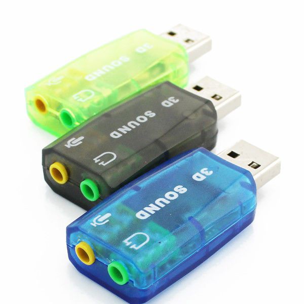Hình ảnh USB ra Sound 5.1 âm thanh 3D (Giao Màu Ngẫu Nhiên)