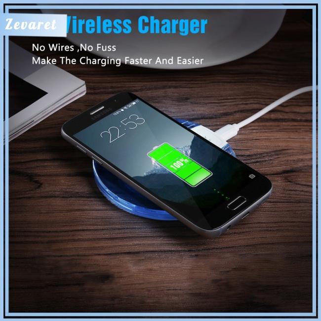 Đế Sạc Nhanh Không Dây QI Thiết Kế Pha Lê Thời Trang Cho Apple Android HTC