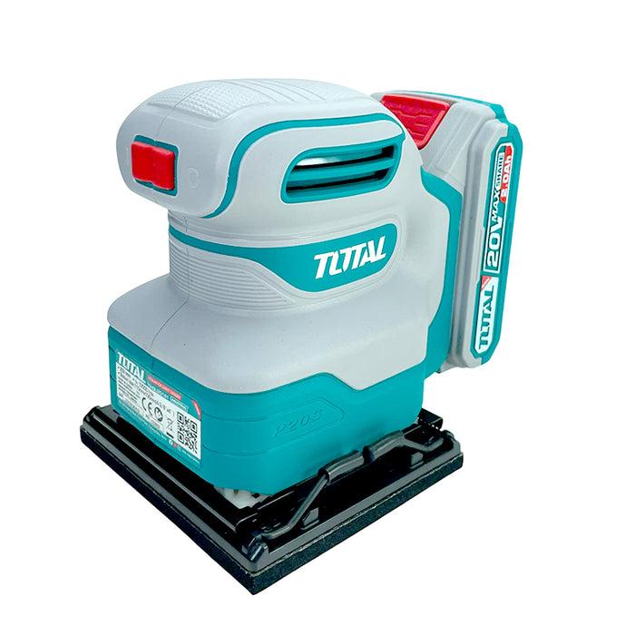 MÁY CHÀ NHÁM VUÔNG DÙNG PIN LITHIUM-ION 20V TOTAL TSHSLI20141 - HÀNG CHÍNH HÃNG