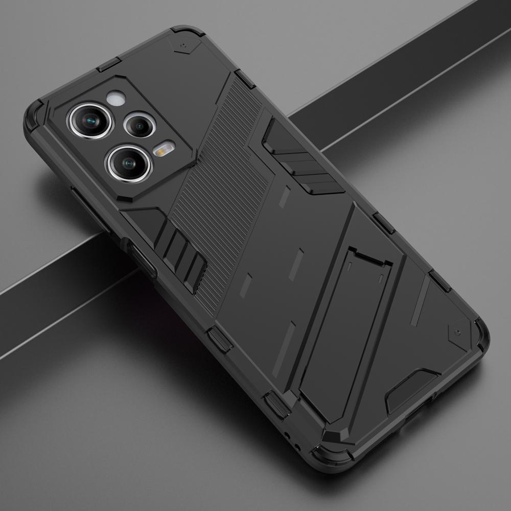 Ốp lưng cho Xiaomi Redmi Note 12 Pro Speed 5G Poco X5 Pro chống sốc Iron Man PUNK cao cấp kèm giá đỡ
