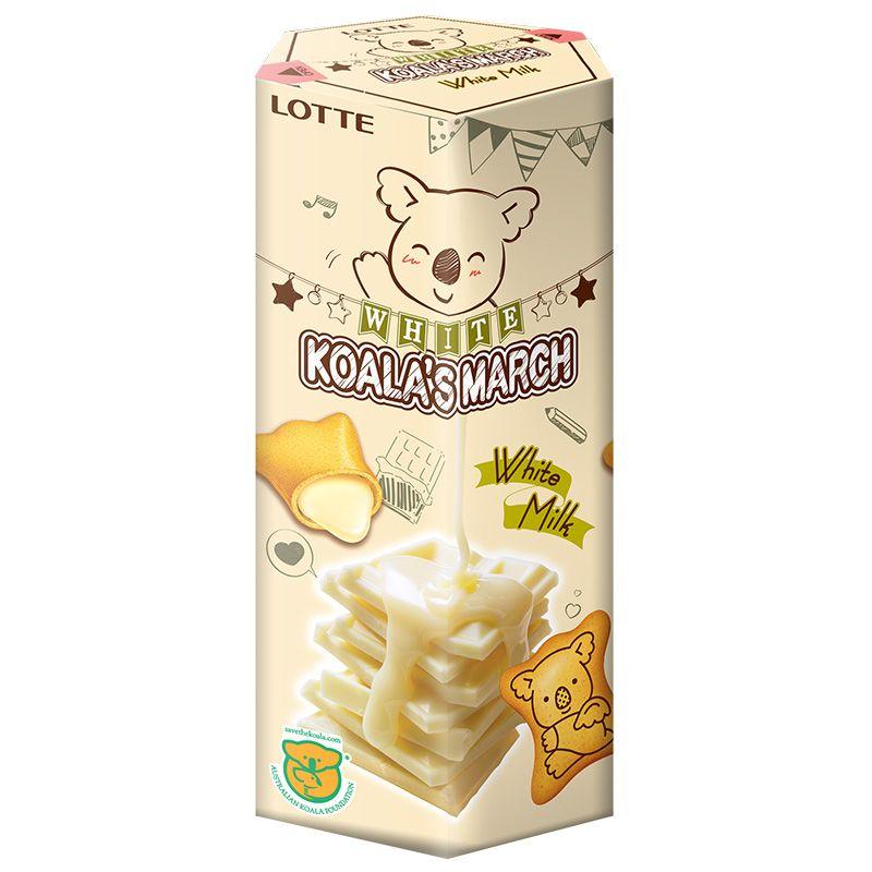 Bánh Gấu Koalas March Nhân Sô Cô La Trắng Hộp 37G – 8852008304879