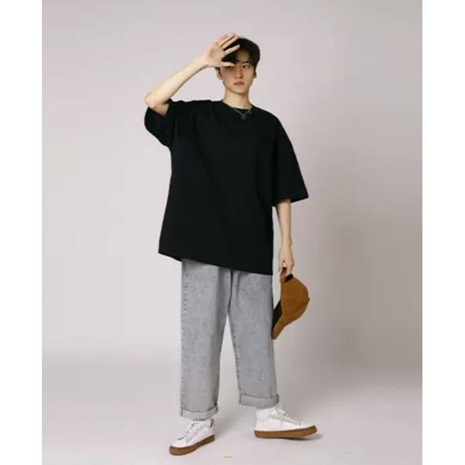 Áo thun tay lỡ nhiều màu form rộng vai rớt basic, nam nữ áo đôi unisex ulzzang - ẢNH THẬT