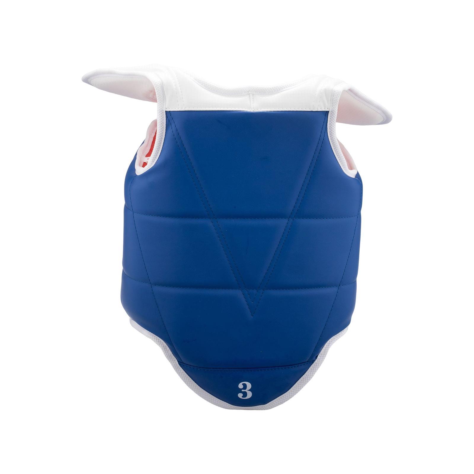 Women Men Boxing Reversible Karate Chest Guard for Kickboxing