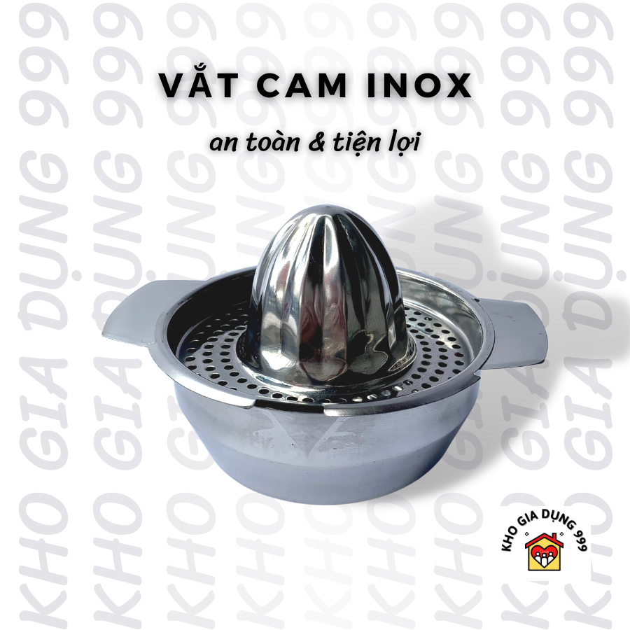 DỤNG CỤ VẮT CAM INOX - TIỆN LỢI, THÔNG MINH &amp; NHỎ GỌN