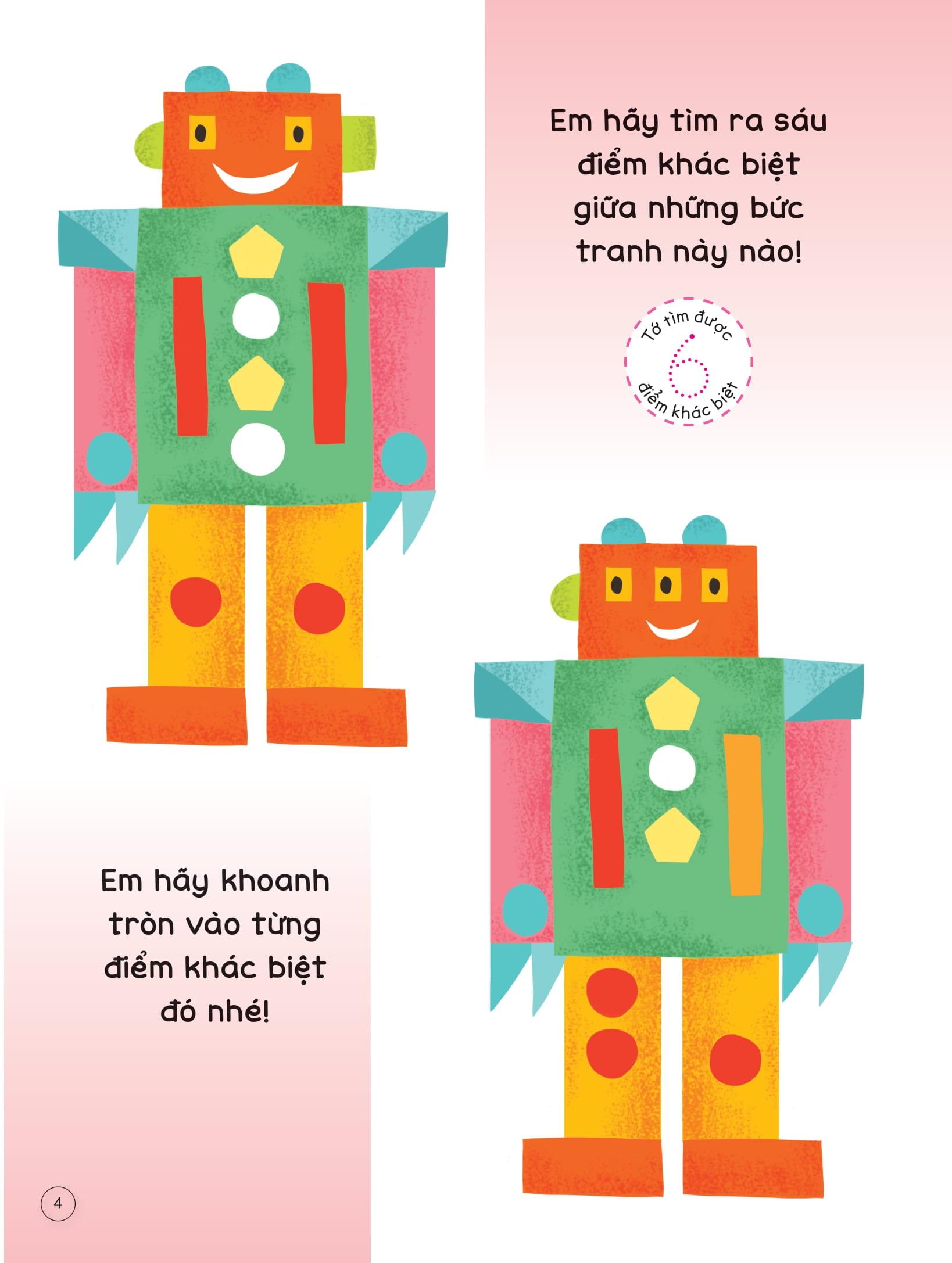 Sách - Sách Viết Xóa Thông Minh - Tìm Điểm Khác Biệt Và Xem Tranh Giải Đố