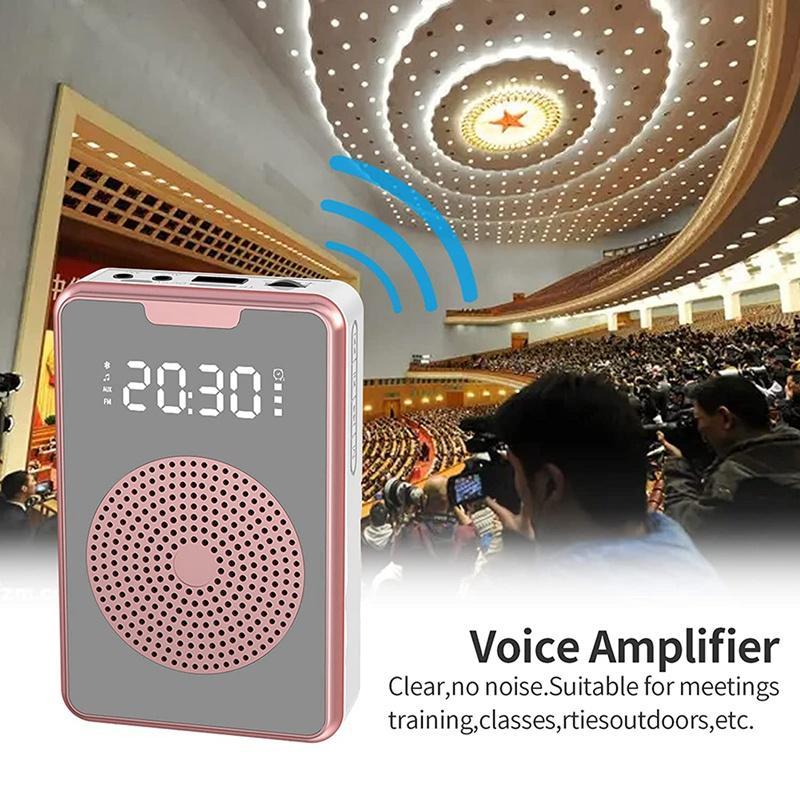 Loa Khuếch Đại Giọng Nói Di Động Kèm Tai Nghe Có Thể Sạc Lại Cho Giáo Viên