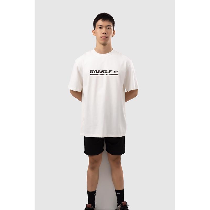 Áo Thun Oversize GYMWOLF 100% Cotton Cao Cấp, Trẻ Trung, Năng Động (WOLF57)